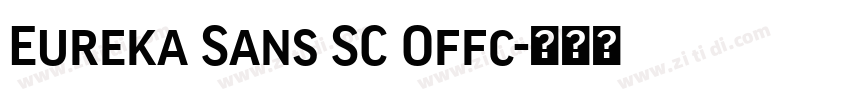 Eureka Sans SC Offc字体转换